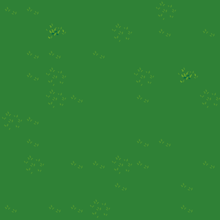 A field of gras generated via a computer program