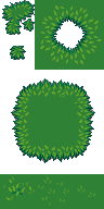 A sprite sheet for
grass